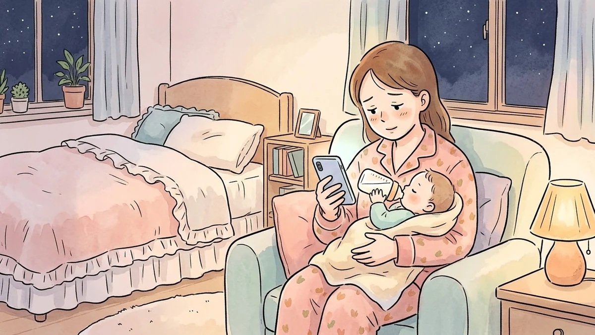 夜泣き対応中の、あの手持ち無沙汰な時間について
